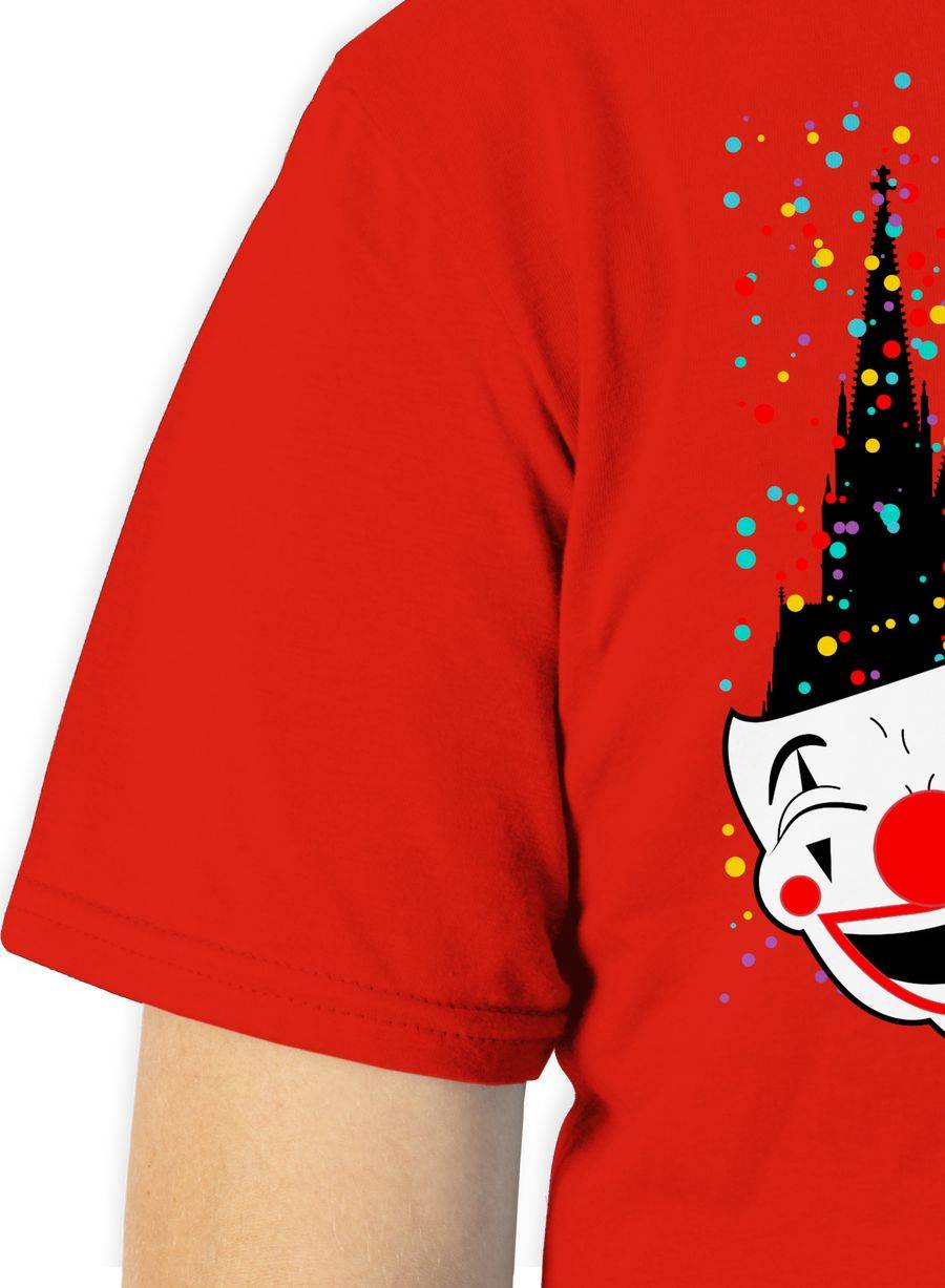 Shirtracer Kölle Alaaf Kostüm Köln Karneval Wappen Jeck Rut Wiees Narren Kölsche Jecken: T- Shirtracer