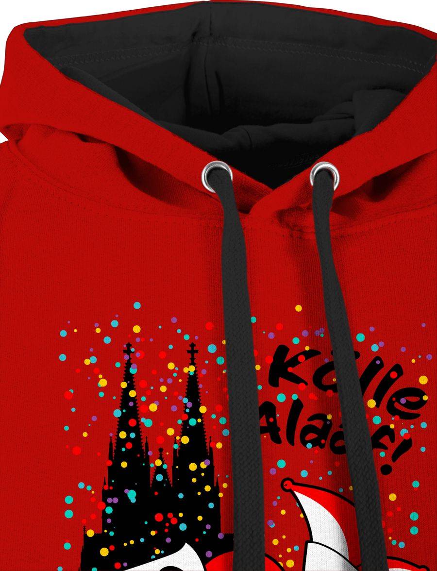 Shirtracer Kölle Alaaf Kostüm Köln Karneval Wappen Jeck Rut Wiees Narren Kölsche Jecken: T- Shirtracer