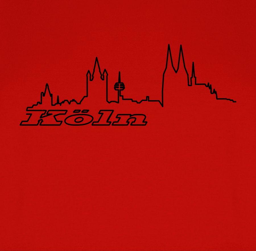 Shirtracer Köln Skyline: T-Shirt Rucksack Shirtracer