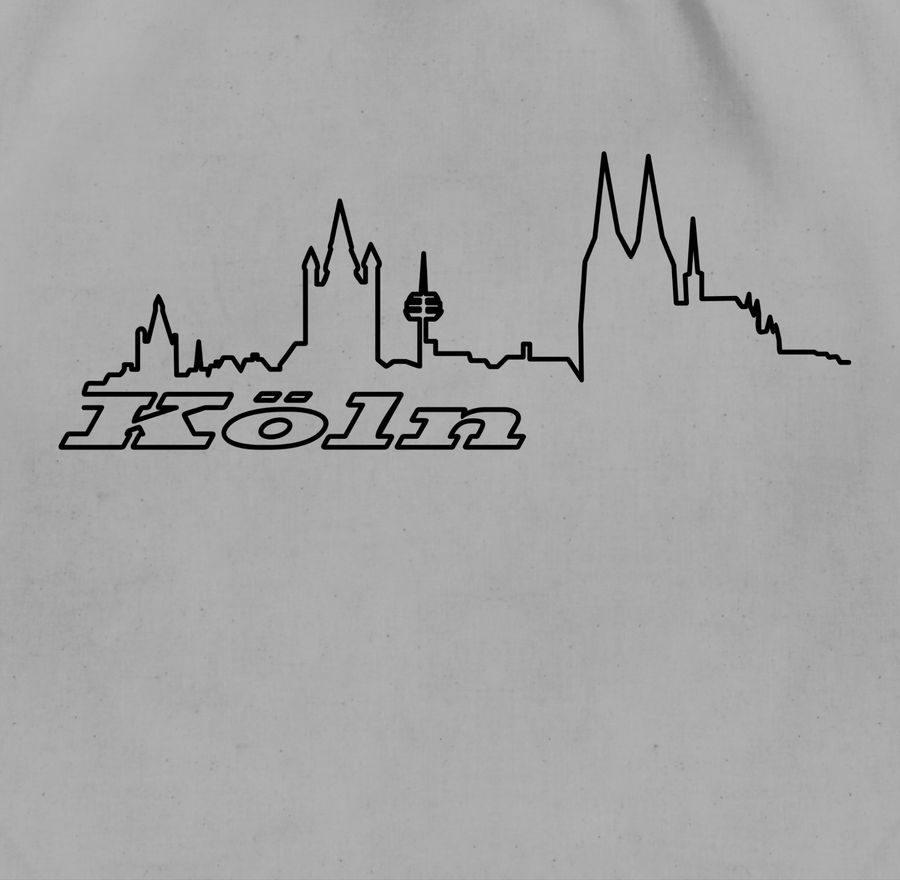 Shirtracer Köln Skyline: T-Shirt Rucksack Shirtracer
