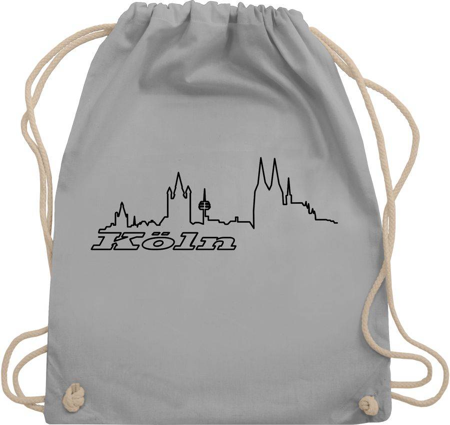 Shirtracer Köln Skyline: T-Shirt Rucksack Shirtracer