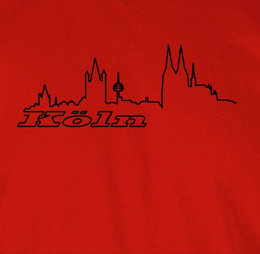 Shirtracer Köln Skyline: T-Shirt Rucksack Shirtracer