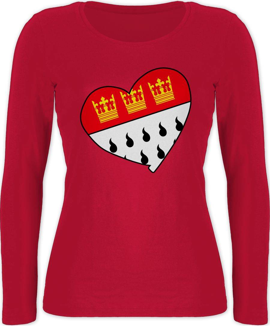 Shirtracer Köln Wappen Herz: T-Shirt Turnbeutel Shirtracer