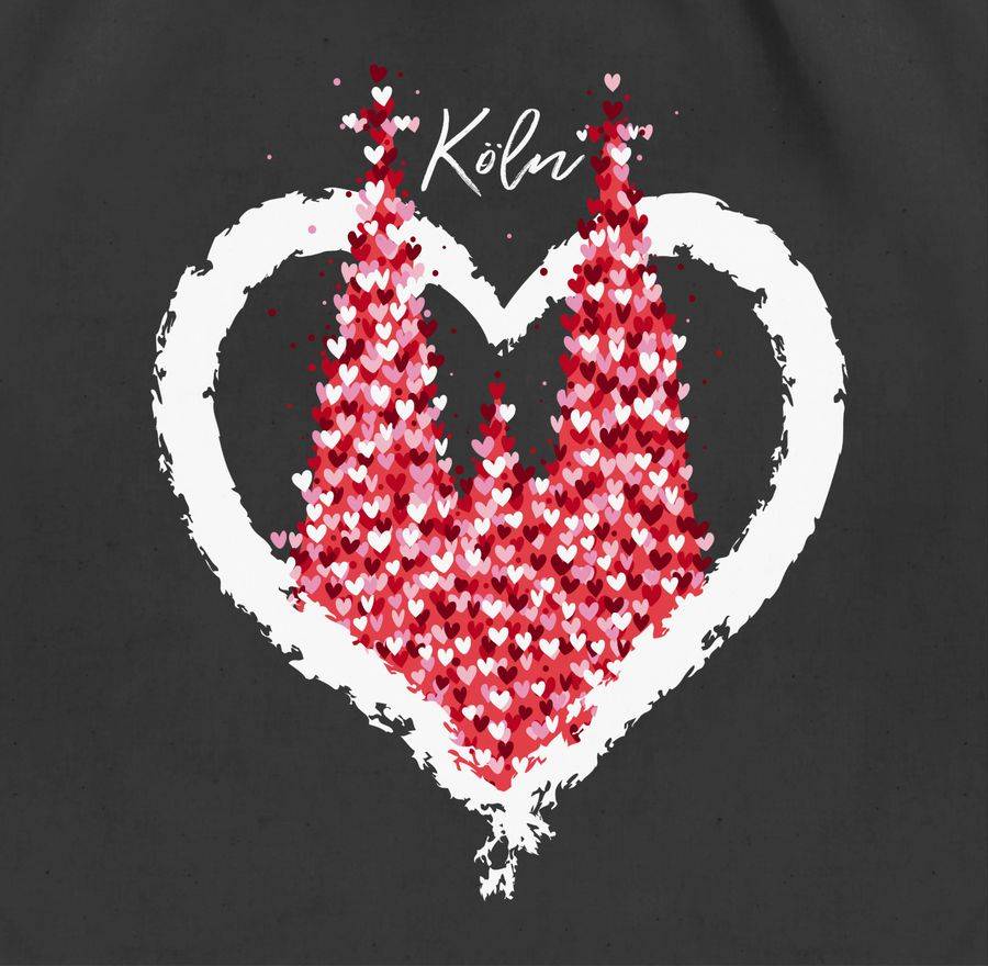 Shirtracer Kölner Dom Köln Rot Weiss Karneval Shirts & Mehr Shirtracer