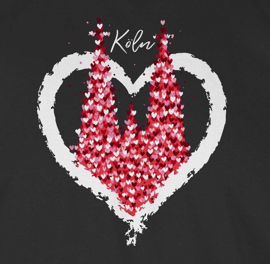 Shirtracer Kölner Dom Köln Rot Weiss Karneval Shirts & Mehr Shirtracer