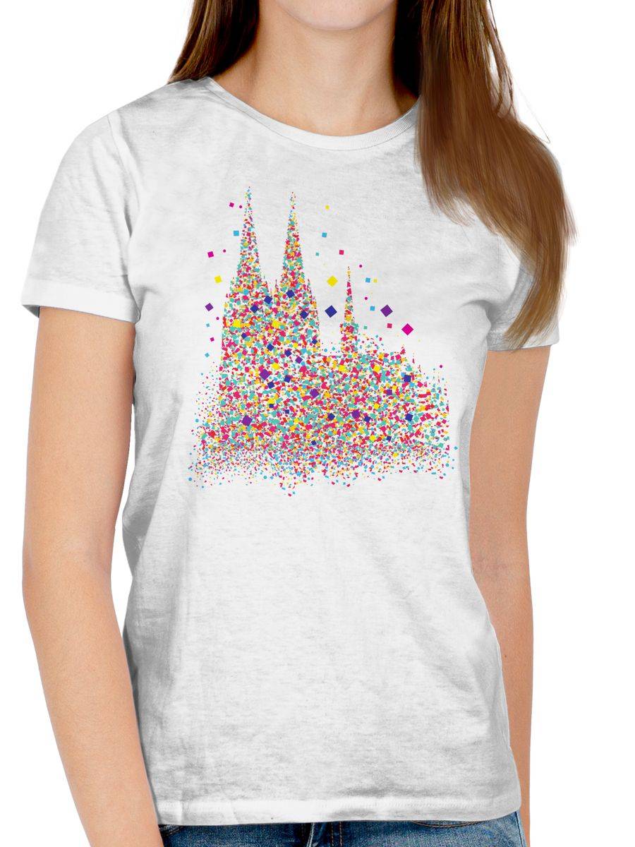 Shirtracer Kölner Dom Konfetti Shirts & Mehr Shirtracer