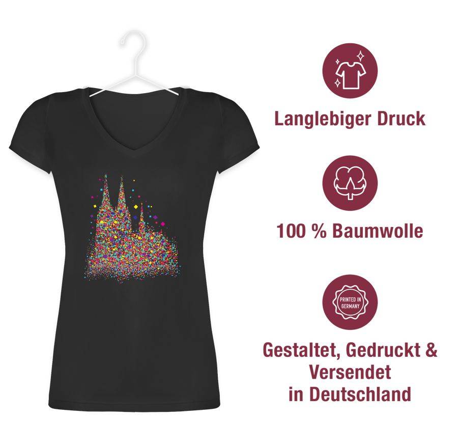 Shirtracer Kölner Dom Konfetti Shirts & Mehr Shirtracer