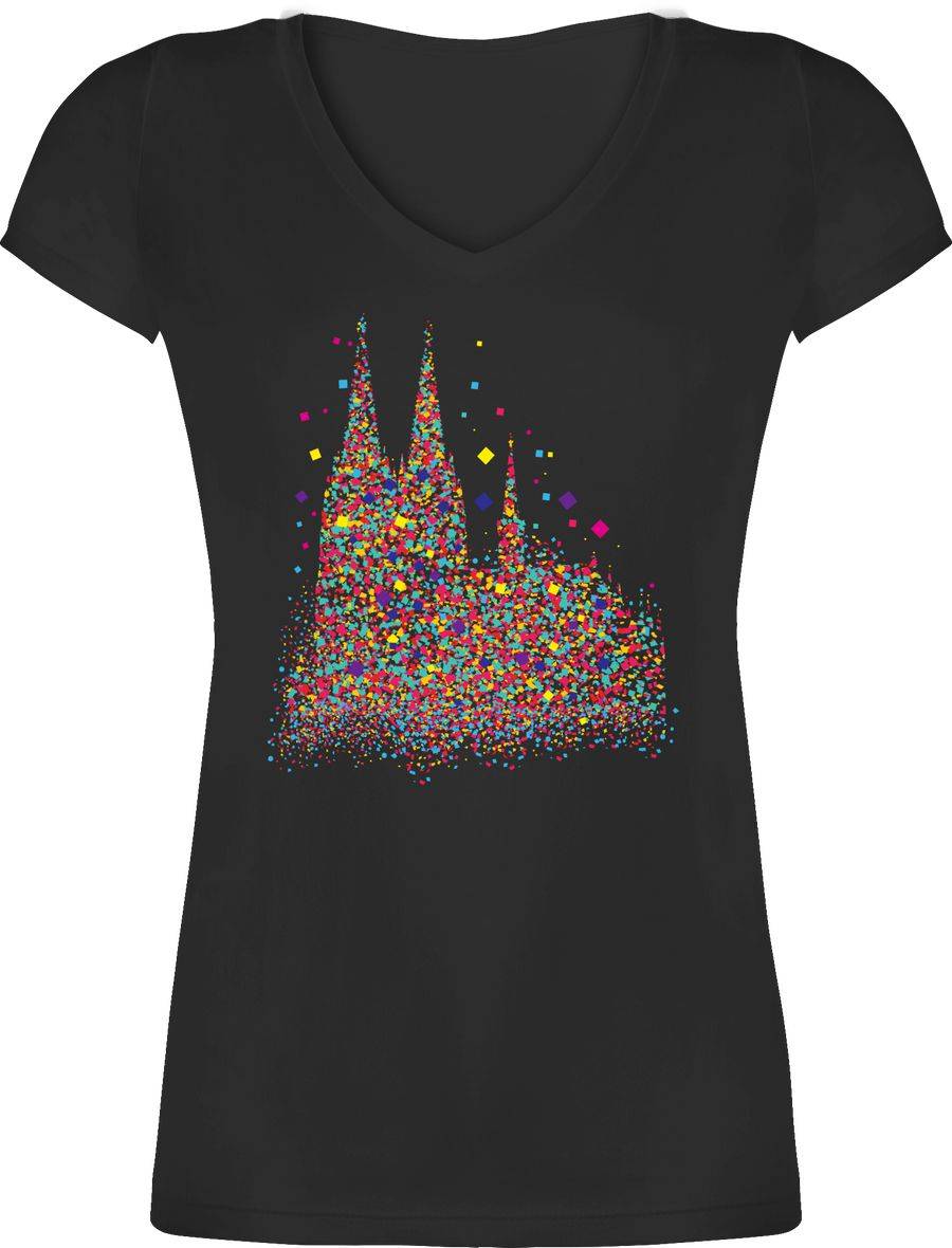 Shirtracer Kölner Dom Konfetti Shirts & Mehr Shirtracer