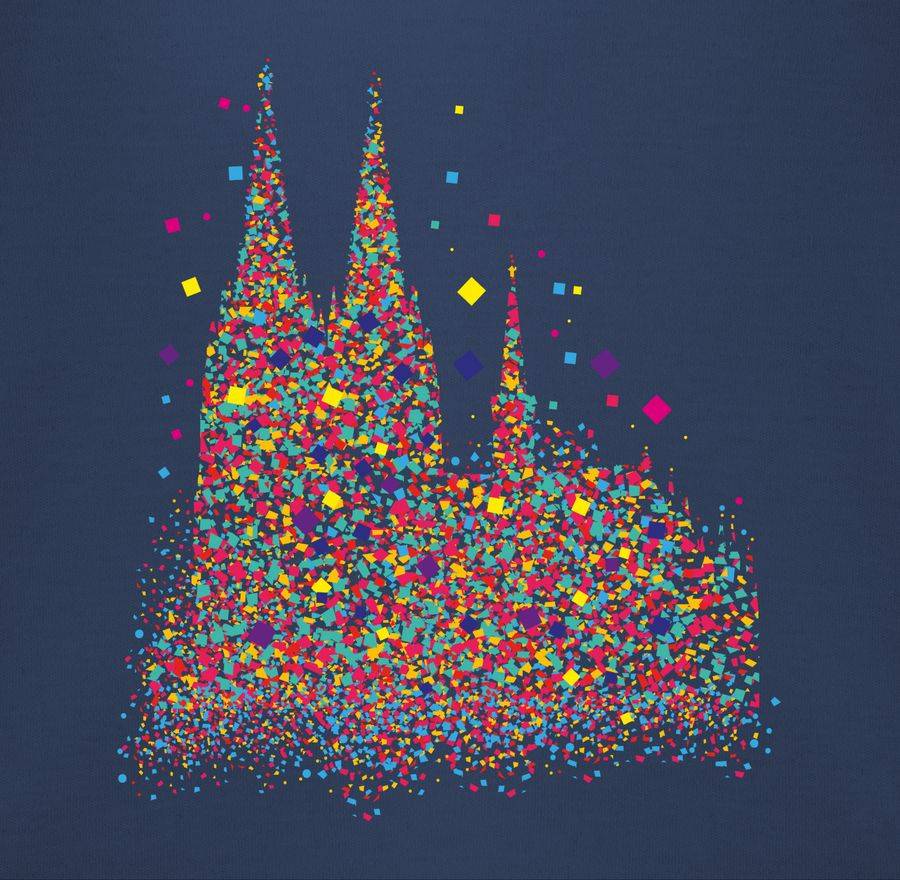 Shirtracer Kölner Dom Konfetti Shirts & Mehr Shirtracer
