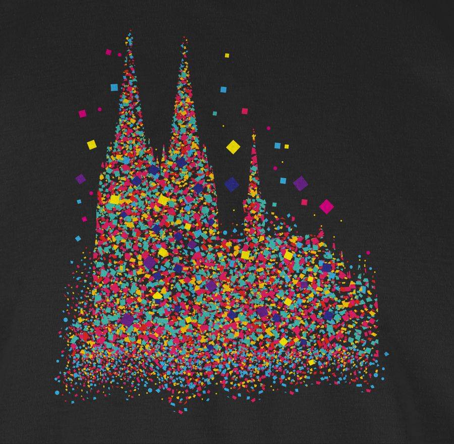 Shirtracer Kölner Dom Konfetti Shirts & Mehr Shirtracer