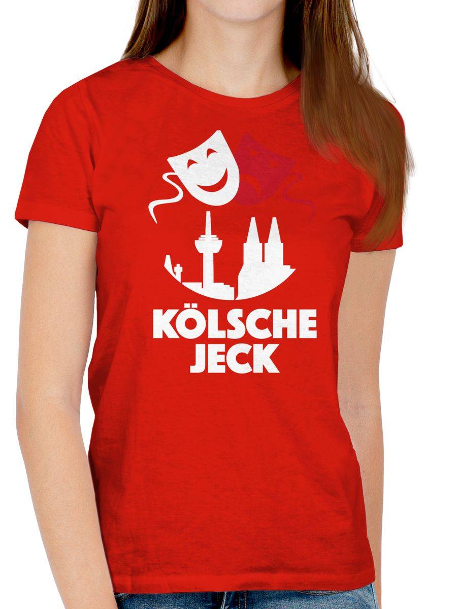 Shirtracer Kölsche Jeck Rot Weiß Shirts & Mehr Shirtracer