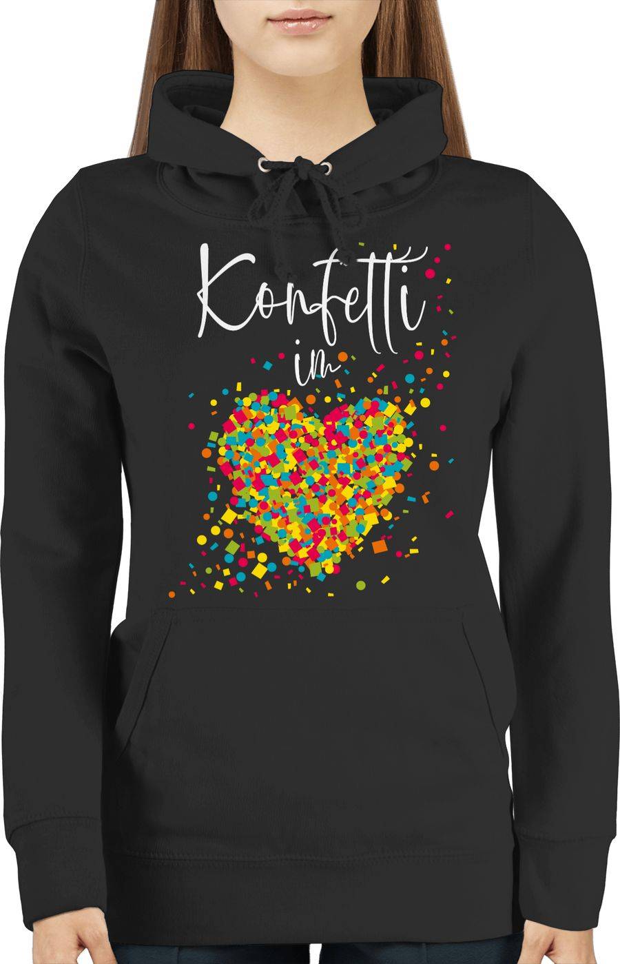 Shirtracer Konfetti Im Herzen Kalligrafie - Weiß Shirts & Mehr Shirtracer