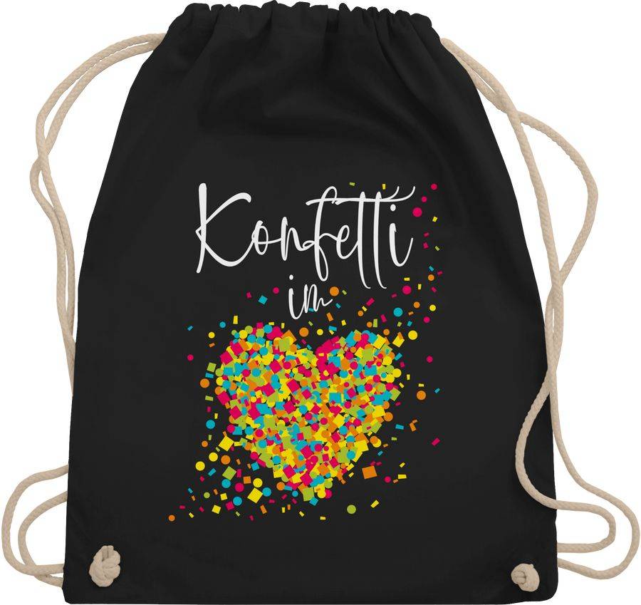 Shirtracer Konfetti im Herzen Kalligrafie - weiß Shirts & Mehr Shirtracer