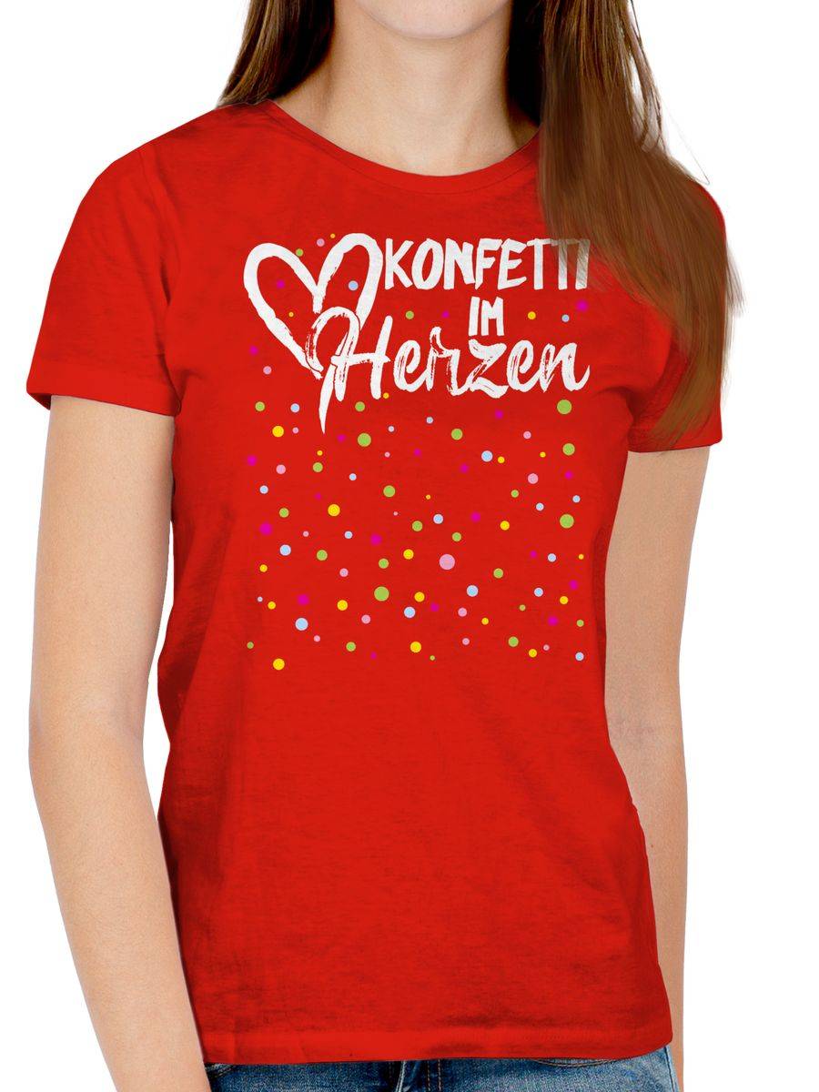 Shirtracer Konfetti Im Herzen - Weiß: T-Shirt Rucksack Shirtracer