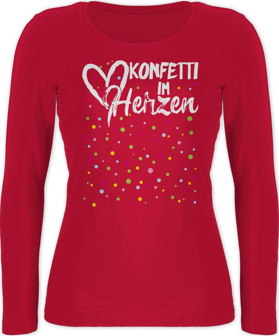 Shirtracer Konfetti im Herzen - weiß: T-Shirt Rucksack Shirtracer