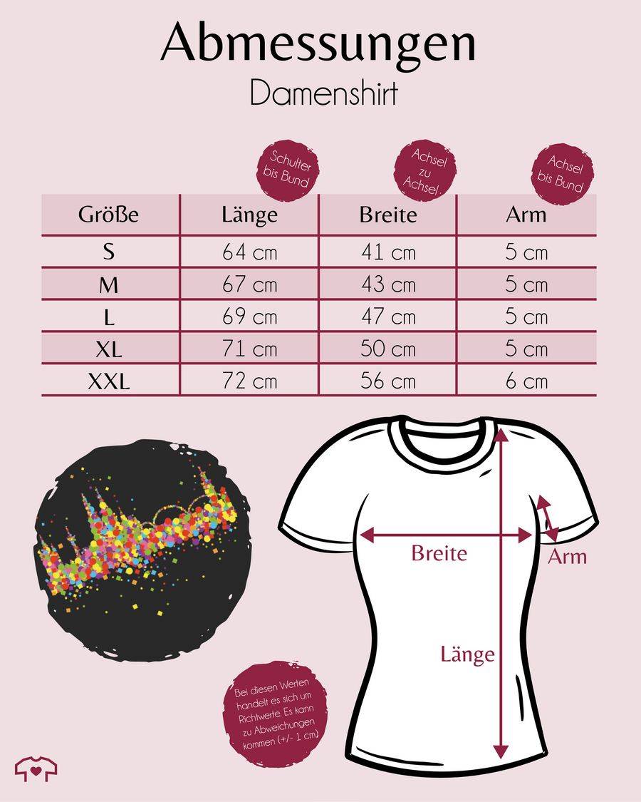 Shirtracer Konfetti Skyline Köln: T-Shirt Turnbeutel Shirtracer