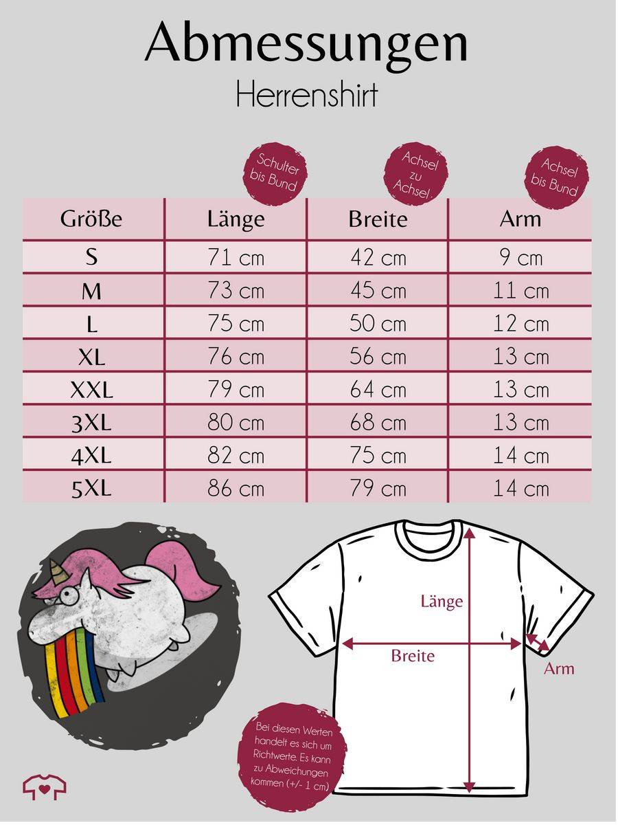Shirtracer Kotzendes Einhorn Vintage: T-Shirt Turnbeutel Shirtracer