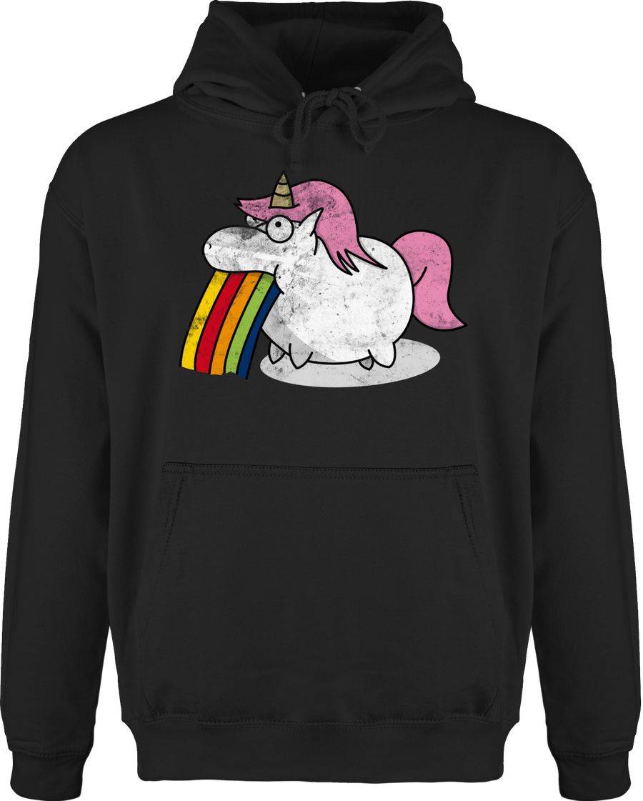 Shirtracer Kotzendes Einhorn Vintage: T-Shirt Turnbeutel Shirtracer