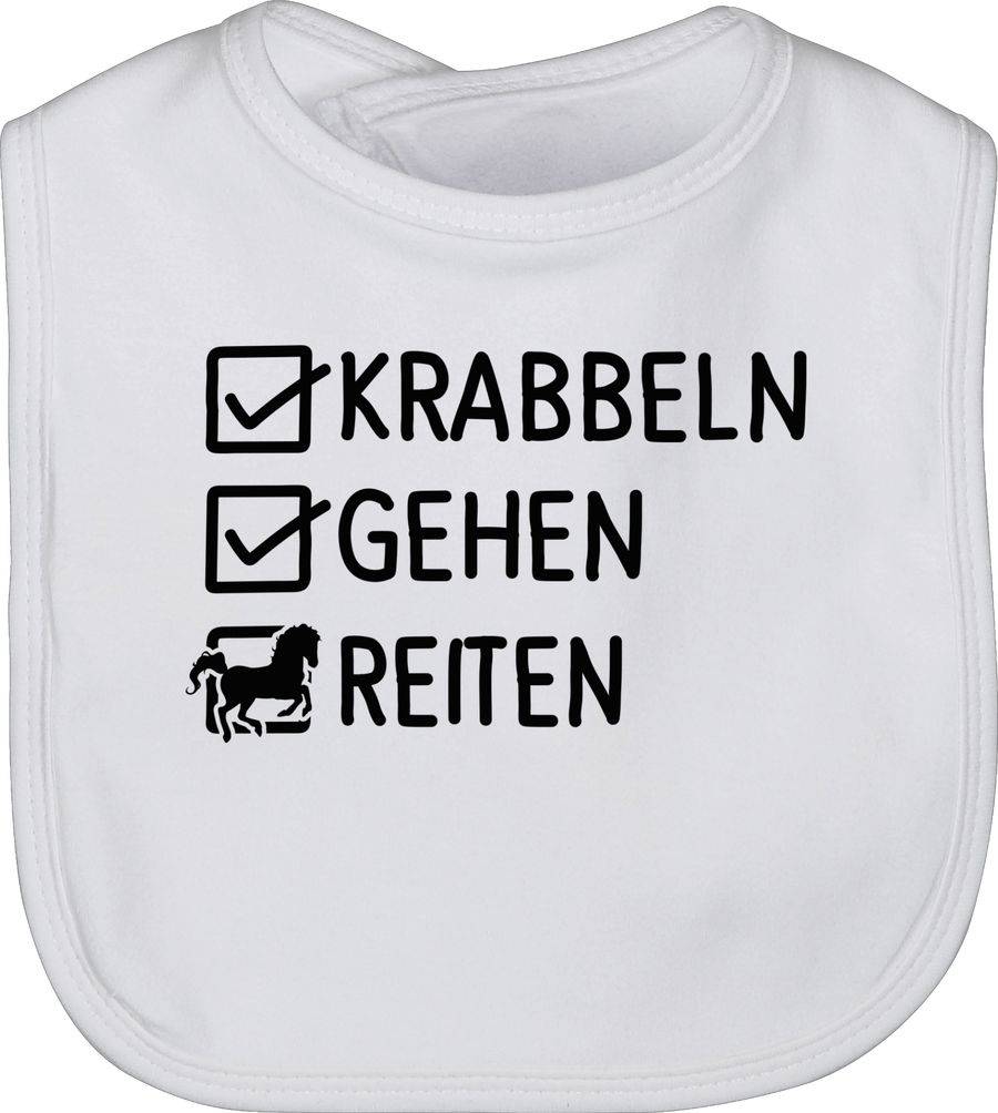 Shirtracer Krabbeln, Gehen, Reiten: Tshirt Gym Bag Shirtracer