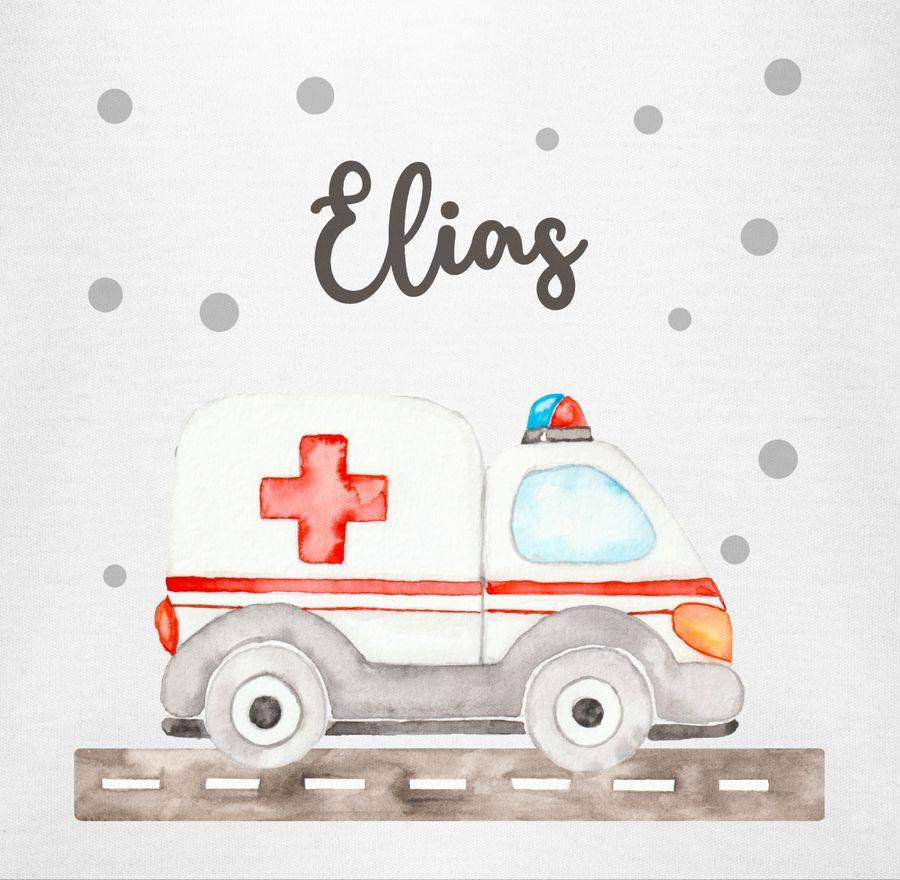 Shirtracer Krankenwagen Blaulicht Rettungswagen Ambulanz Rettungsauto Rettungsdienst: Tshir Shirtracer