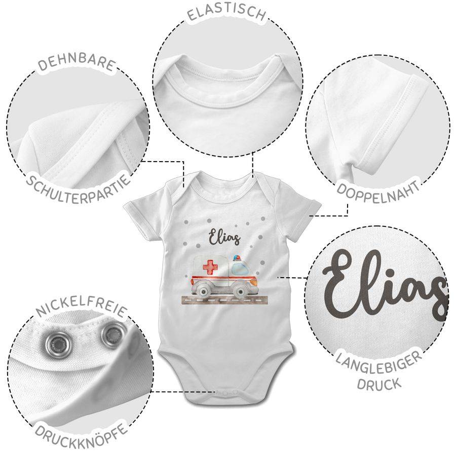 Shirtracer Krankenwagen Blaulicht Rettungswagen Ambulanz Rettungsauto Rettungsdienst: Tshir Shirtracer