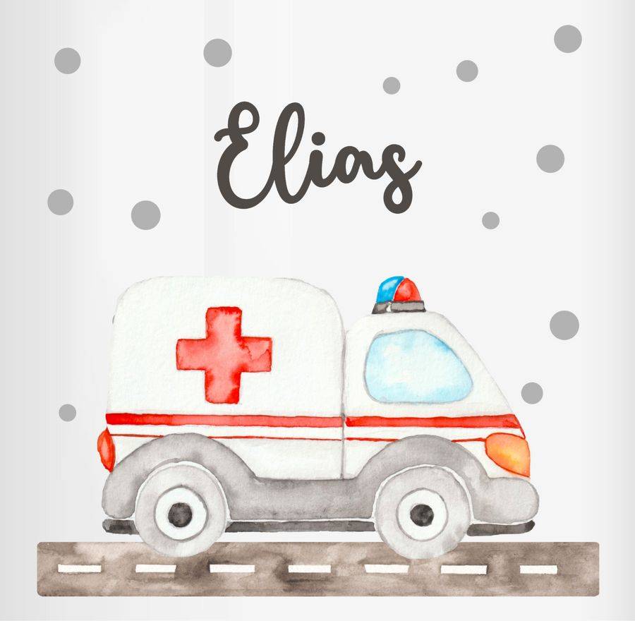 Shirtracer Krankenwagen Blaulicht Rettungswagen Ambulanz Rettungsauto Rettungsdienst: Tshir Shirtracer