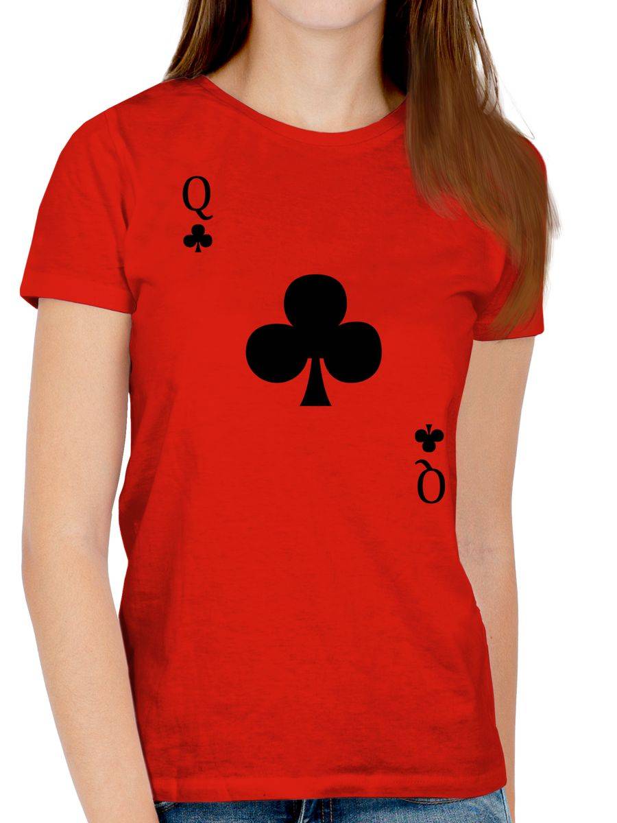 Shirtracer Kreuz Queen Kartenspiel Karneval Kostüm Shirts & Mehr Shirtracer