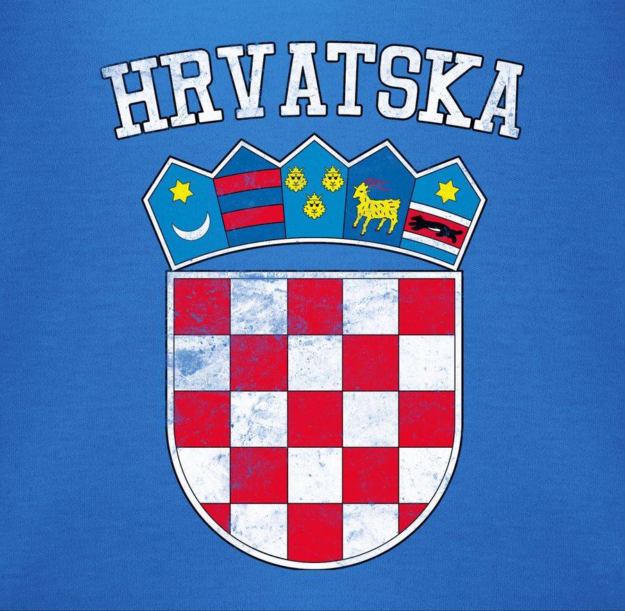 Shirtracer Kroatien Wappen Hrvatska Krotatisch Shirts & Mehr Shirtracer