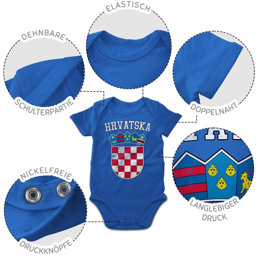 Shirtracer Kroatien Wappen Hrvatska Krotatisch Shirts & Mehr Shirtracer