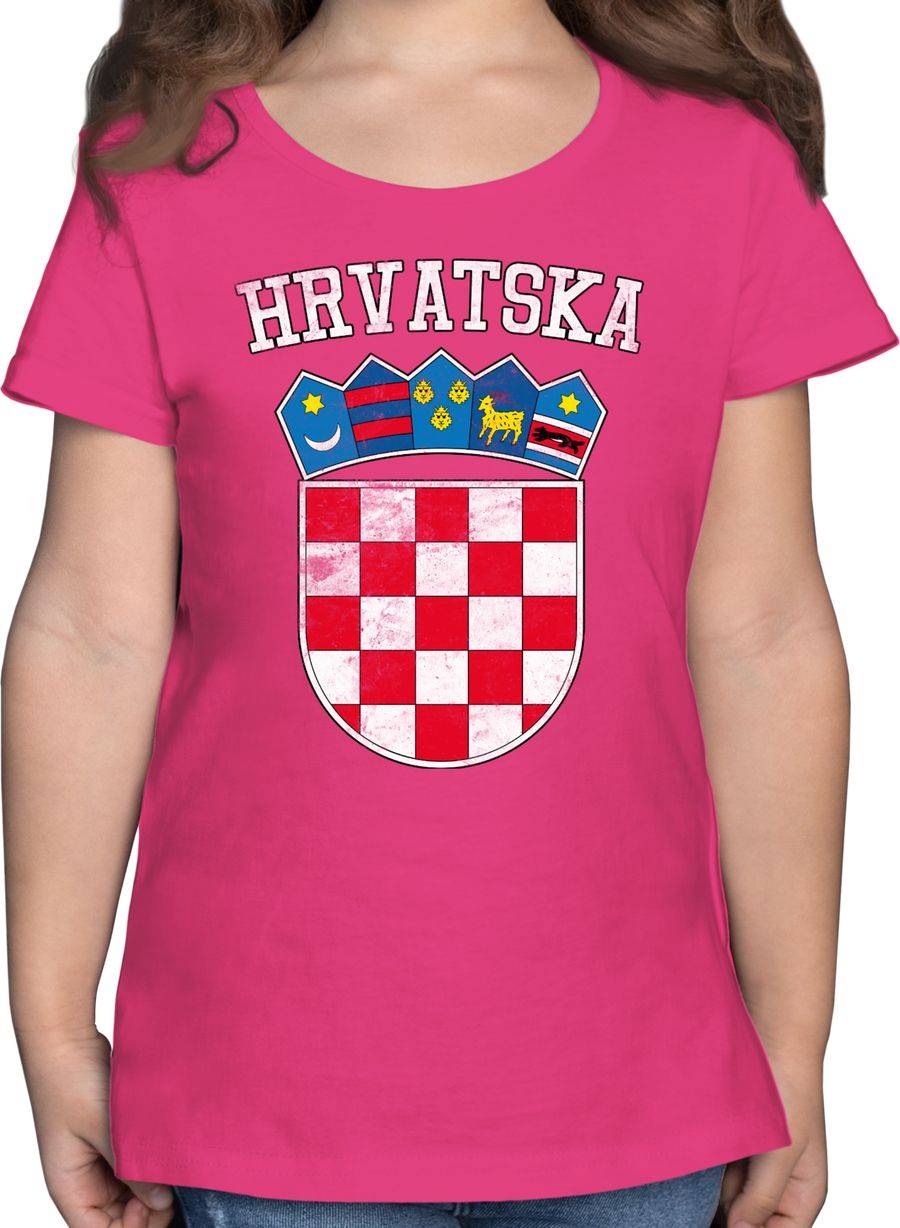 Shirtracer Kroatien Wappen Hrvatska Krotatisch Shirts & Mehr Shirtracer