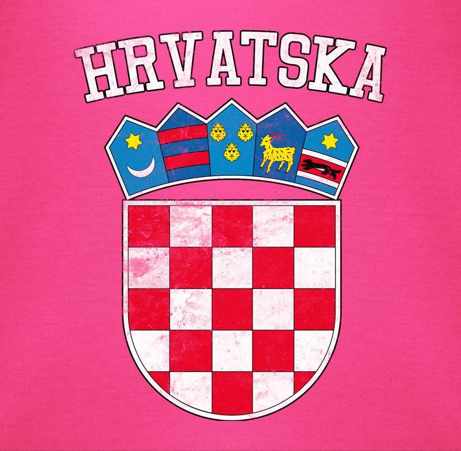 Shirtracer Kroatien Wappen Hrvatska Krotatisch Shirts & Mehr Shirtracer