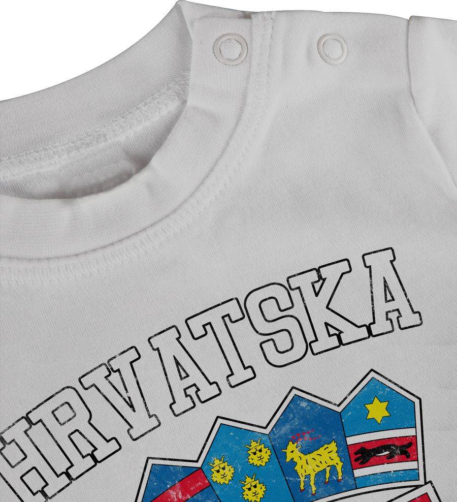Shirtracer Kroatien Wappen Hrvatska Krotatisch Shirts & Mehr Shirtracer