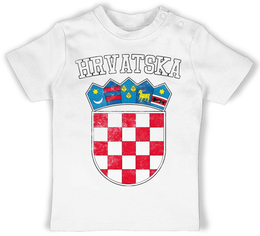 Shirtracer Kroatien Wappen Hrvatska Krotatisch Shirts & Mehr Shirtracer