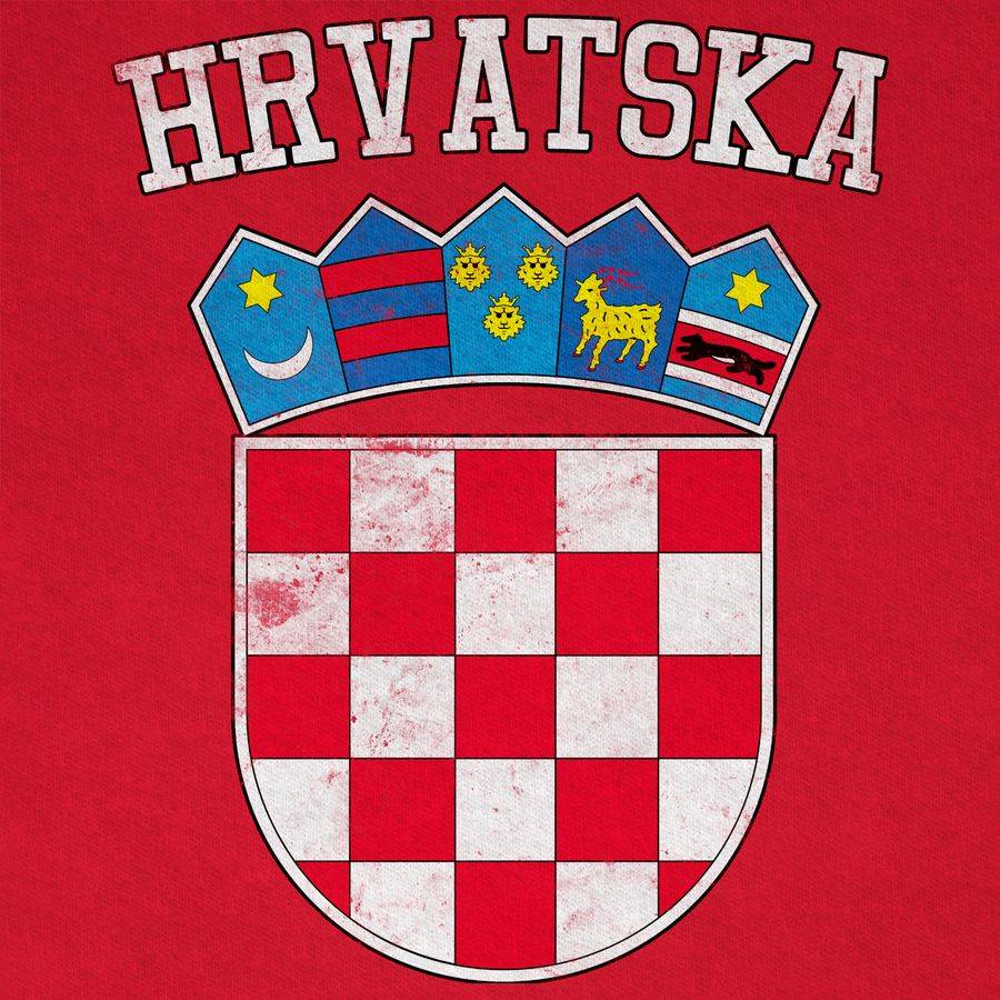Shirtracer Kroatien Wappen Hrvatska Krotatisch Shirts & Mehr Shirtracer