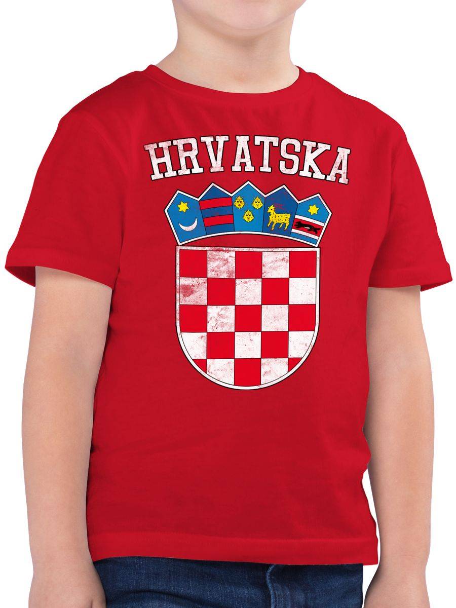 Shirtracer Kroatien Wappen Hrvatska Krotatisch Shirts & Mehr Shirtracer