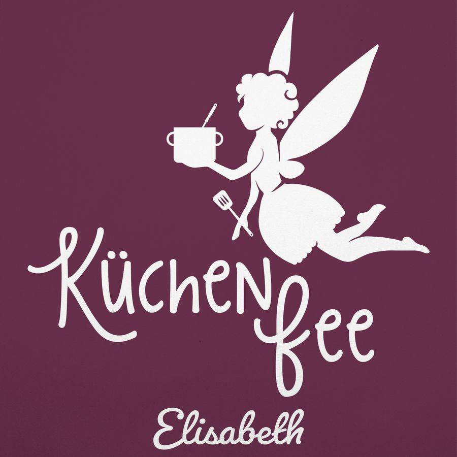 Shirtracer Küchenfee Mit Name: Tshirt Turnbeutel Shirtracer