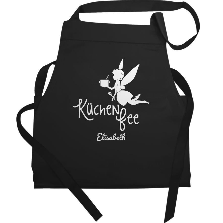 Shirtracer Küchenfee mit Name: Tshirt Turnbeutel Shirtracer
