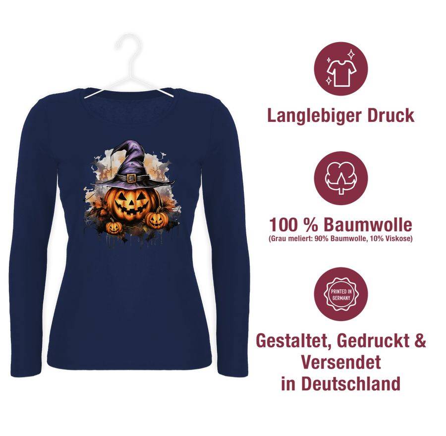 Shirtracer Kürbis Grusliger Hexenhut Gruselig Böse Shirts & Mehr Shirtracer