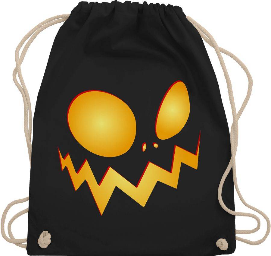 Shirtracer Kürbisgesicht groß Pumpkin: T-Shirt Rucksack Shirtracer