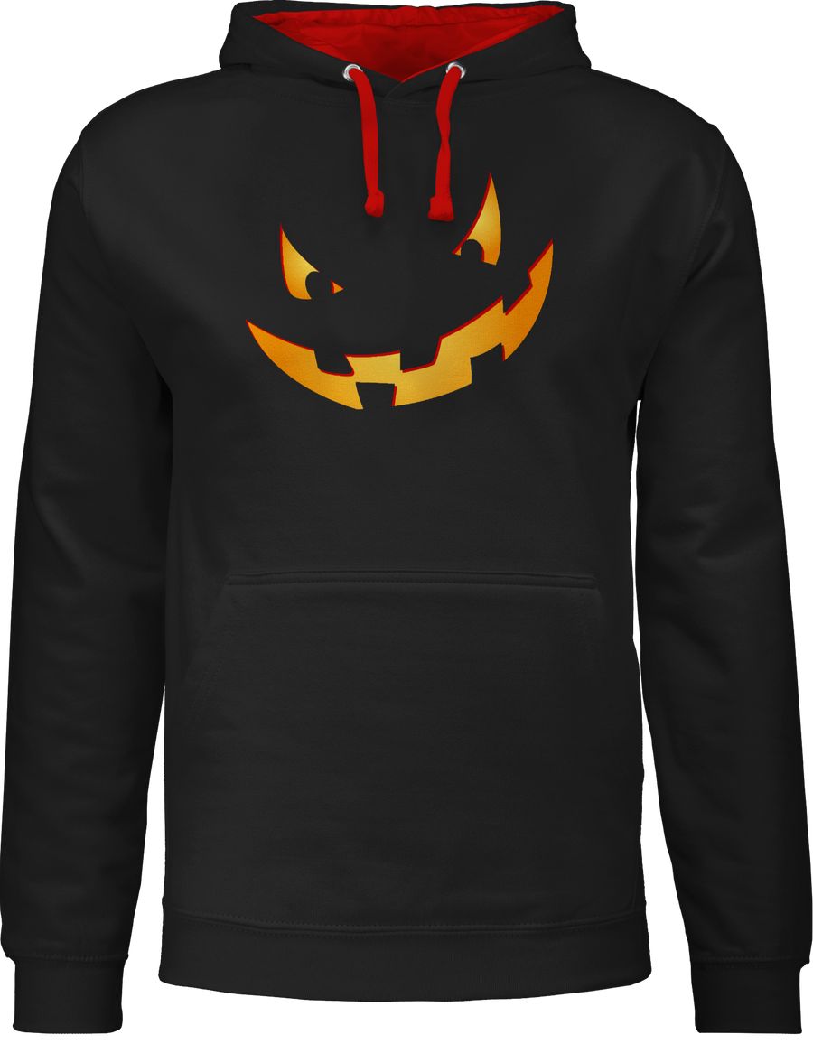 Shirtracer Kürbisgesicht klein Pumpkin: Tshirt Turnbeutel Shirtracer