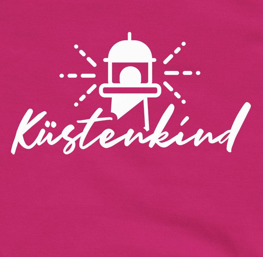 Shirtracer Küstenkind - Leuchtturm - Weiß: T-Shirt Turnbeutel Shirtracer