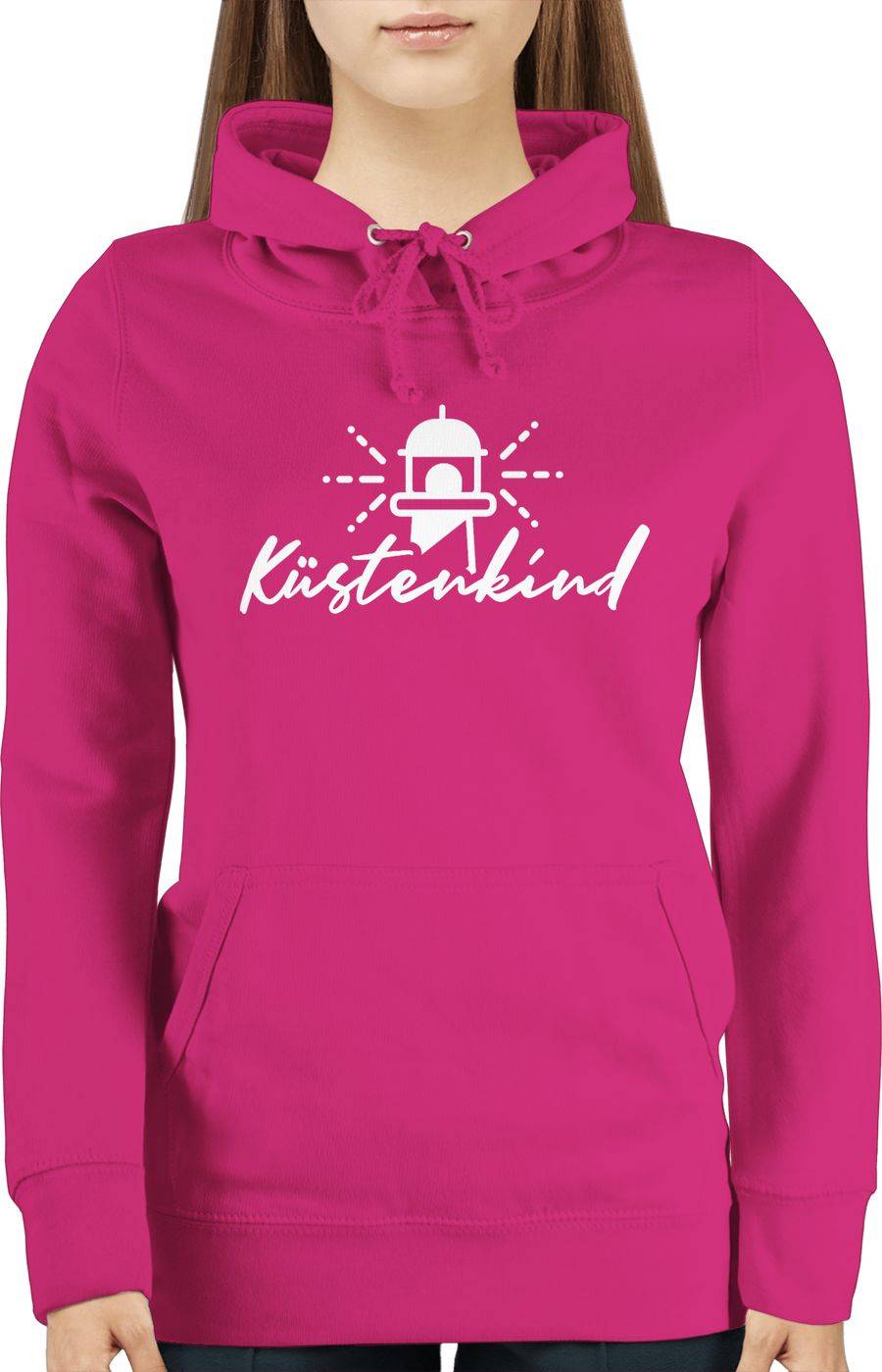 Shirtracer Küstenkind - Leuchtturm - Weiß: T-Shirt Turnbeutel Shirtracer