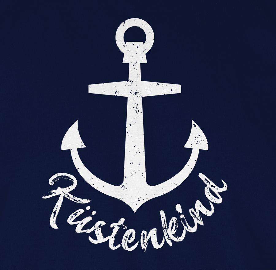 Shirtracer Küstenkind Mit Anker - Weiß Shirts & Mehr Shirtracer