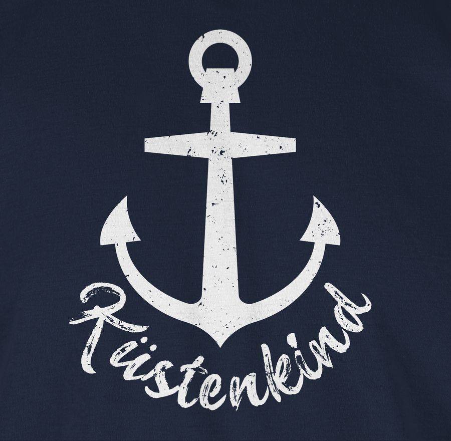 Shirtracer Küstenkind Mit Anker - Weiß Shirts & Mehr Shirtracer