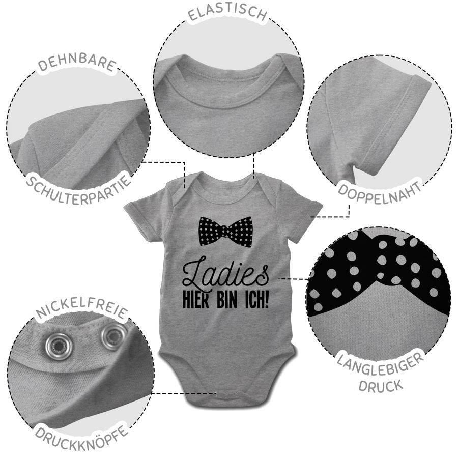 Shirtracer Ladies Hier Bin Ich Fliege: Tshirt Rucksack Shirtracer