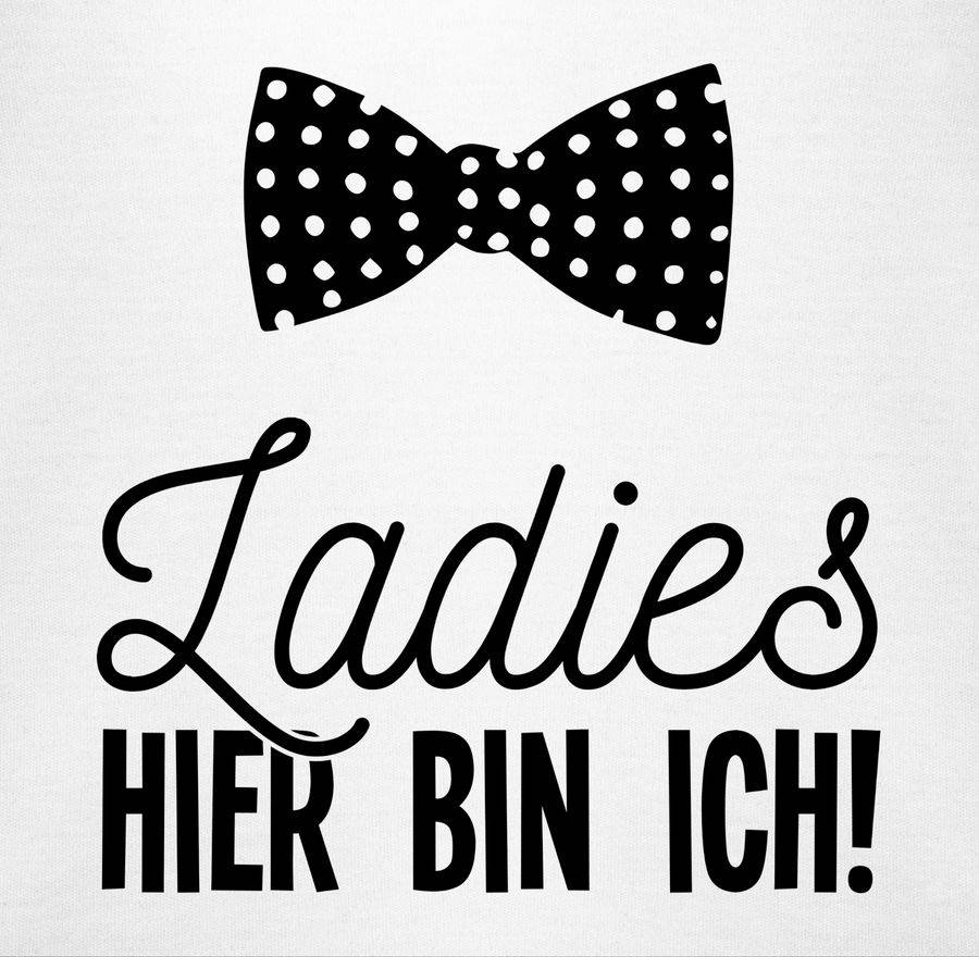 Shirtracer Ladies Hier Bin Ich Fliege: Tshirt Rucksack Shirtracer
