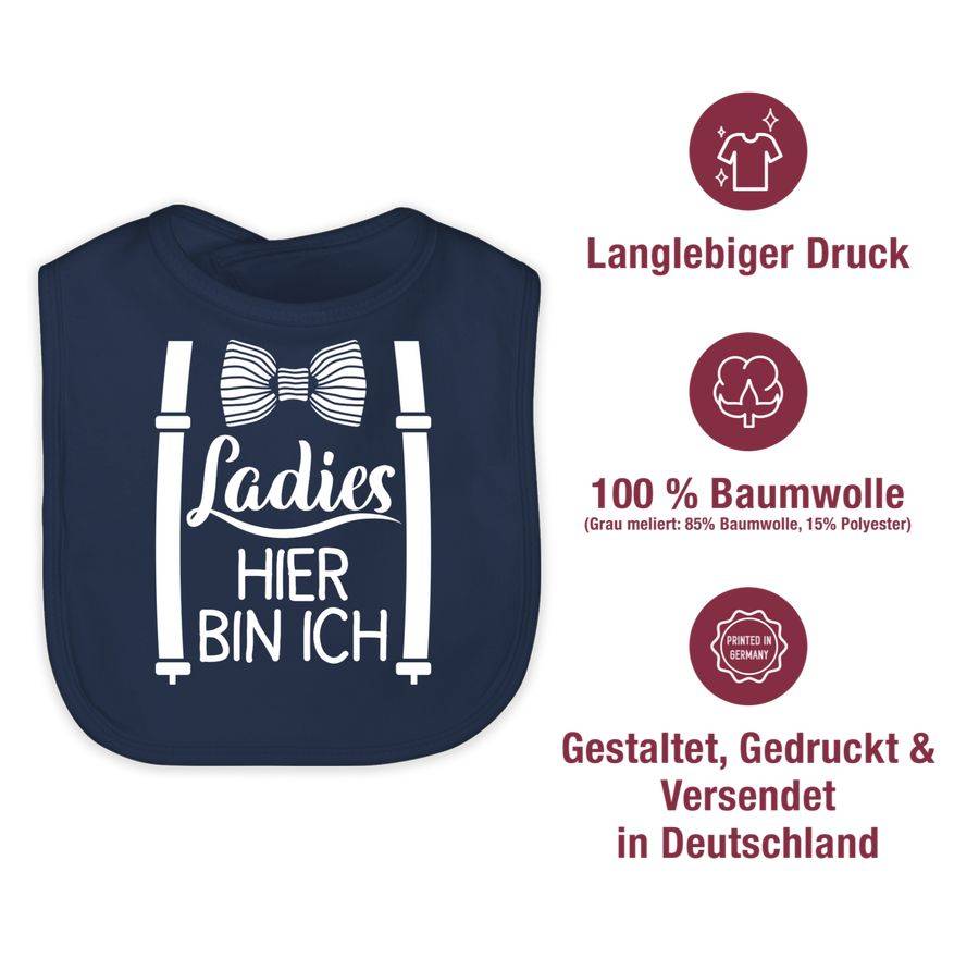 Shirtracer Ladies Hier Bin Ich Shirts & Mehr Shirtracer