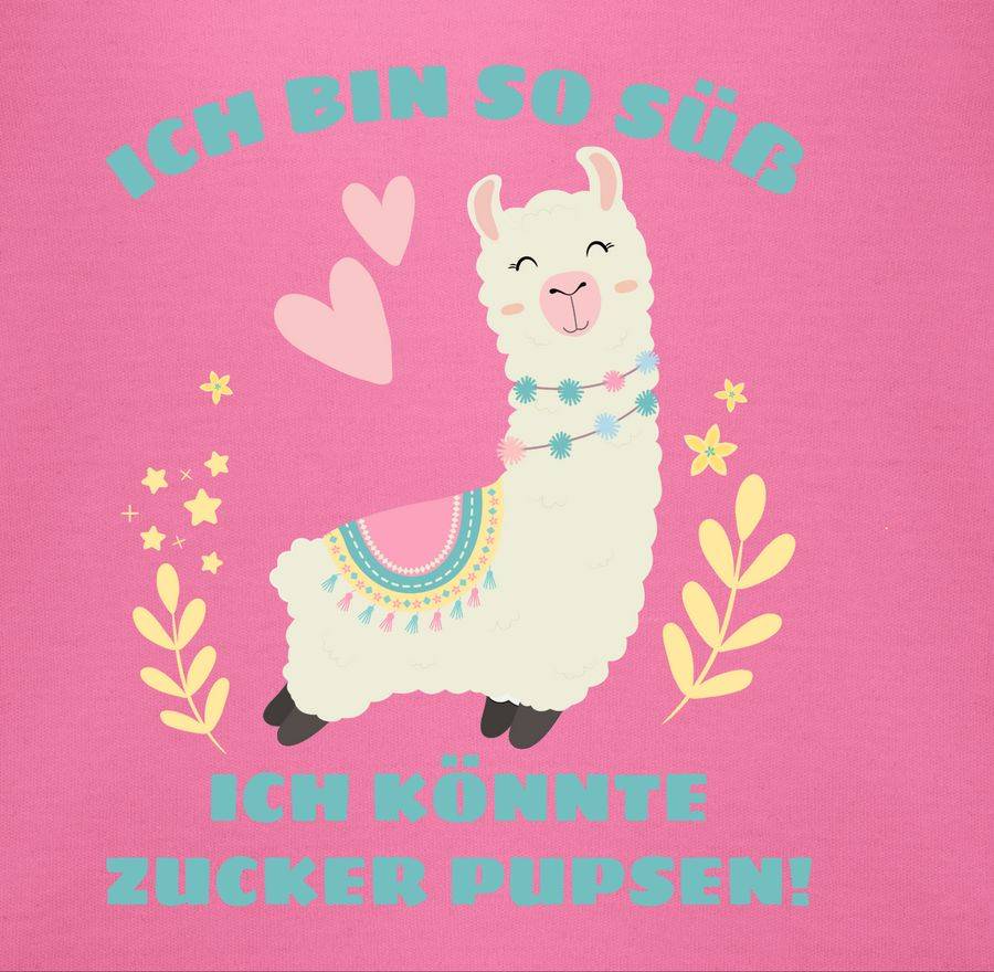 Shirtracer Lama Ich Bin So Süß Ich Könnte Zucker Pupsen Shirts & Mehr Shirtracer