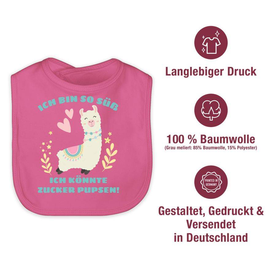 Shirtracer Lama Ich Bin So Süß Ich Könnte Zucker Pupsen Shirts & Mehr Shirtracer