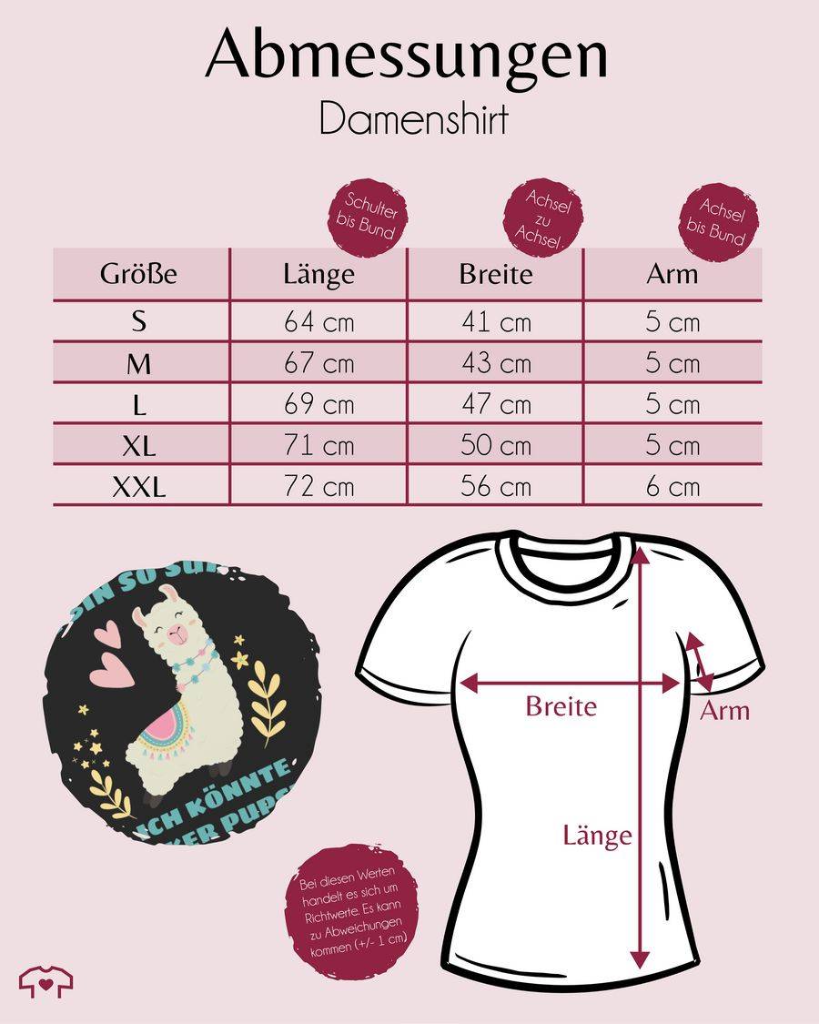 Shirtracer Lama Ich Bin So Süß Ich Könnte Zucker Pupsen Shirts & Mehr Shirtracer